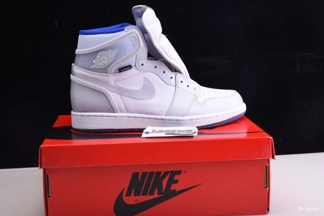 Cheap TBK CK6637-104 Air Jordan Blue Racer White 1 High Retro Zoom 0817